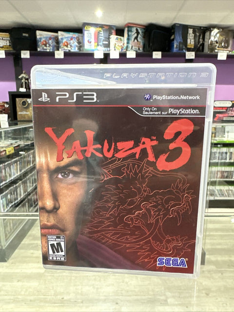 Yakuza 3 (Sony PlayStation 3, 2010) PS3 CIB Complete Tested!