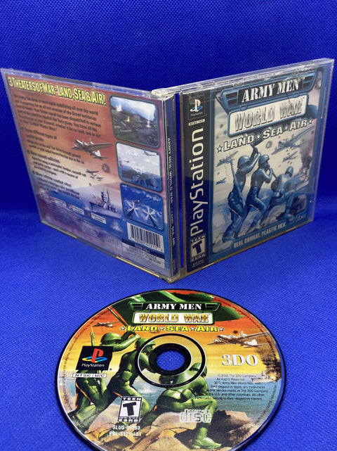 Army Men: World War Land, Sea, Air (Sony PlayStation 1) PS1 CIB Complete Tested