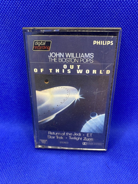 John Williams The Boston Pops Out Of This World Cassette Tape - Star Wars + More