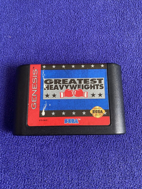 Greatest Heavyweights (Sega Genesis, 1993) Authentic In Box - Tested!