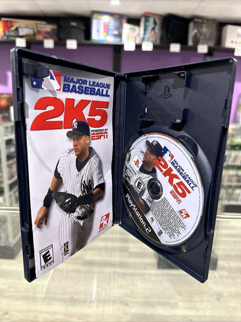 Major League Baseball 2K5 (Sony PlayStation 2, 2005) PS2 Complete Tested!