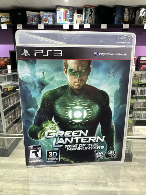 Green Lantern Rise of the Manhunters - Playstation 3 PS3 - Complete CIB Tested!