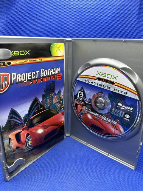 Project Gotham Racing 1 + 2 - Platinum Hits (Microsoft Original Xbox) Complete!