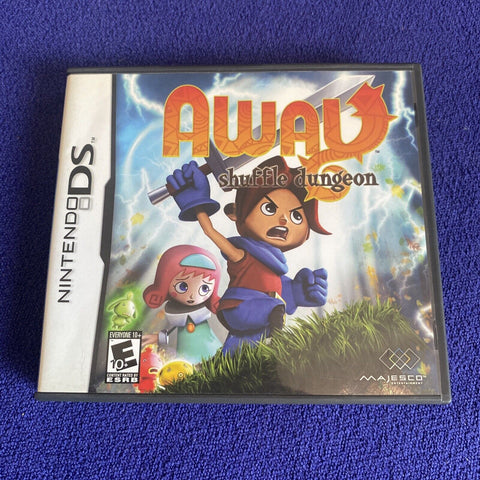 Away: Shuffle Dungeon (Nintendo DS, 2008) NDS CIB Complete - Tested!