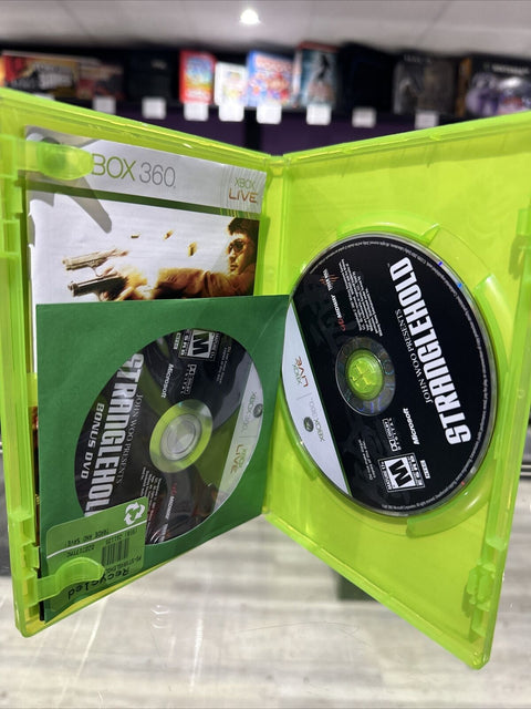 Stranglehold (Microsoft Xbox 360, 2007) w/ DVD Complete Tested!