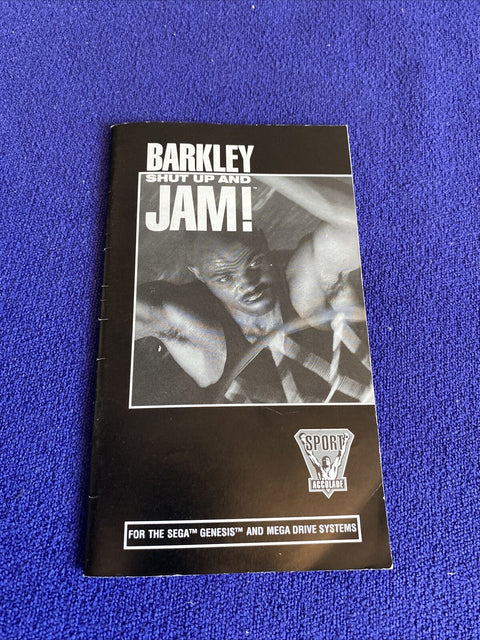 Barkley: Shut Up and Jam (Sega Genesis, 1993) Authentic CIB Complete - Tested!