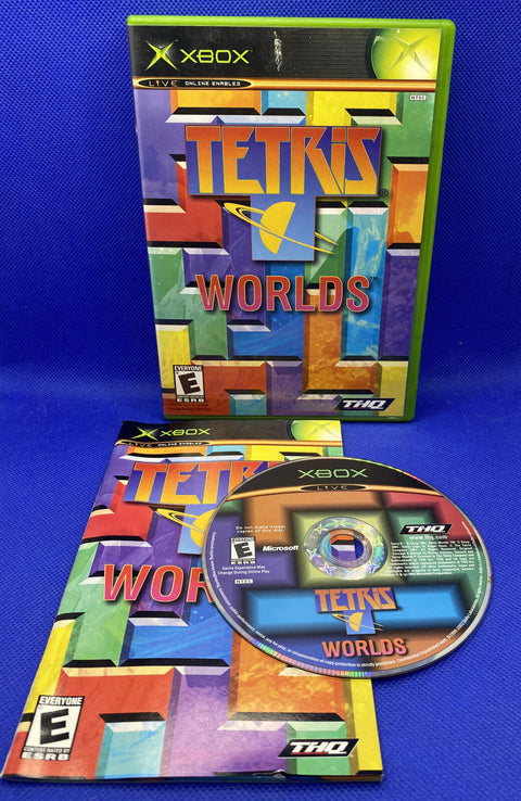 Tetris Worlds (Microsoft Original Xbox, 2003) CIB Complete, Cleaned, Tested!