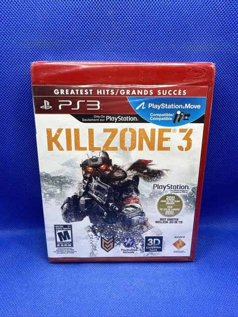 NEW! Killzone 3 Greatest Hits (Sony PlayStation 3, 2011) PS3 Factory Sealed!