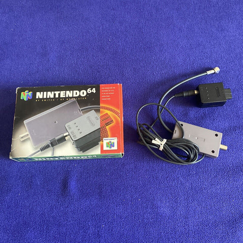 N64 RF Modulator Adapter RF Switch (Nintendo 64) In Box - Tested!