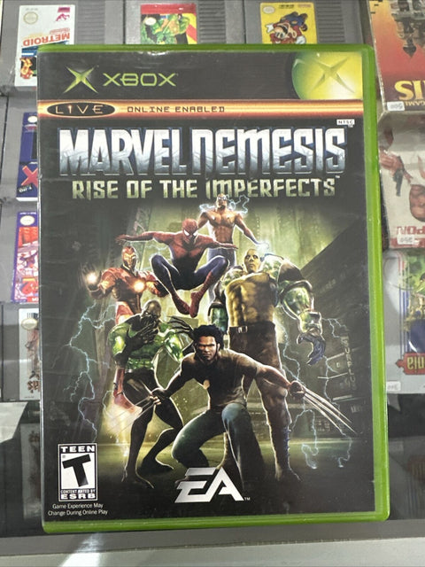 Marvel Nemesis: Rise of the Imperfects (Microsoft Original Xbox, 2005) Tested