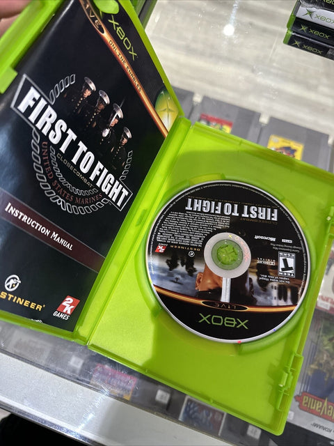 Close Combat: First to Fight (Microsoft Original Xbox, 2005) Complete Tested!