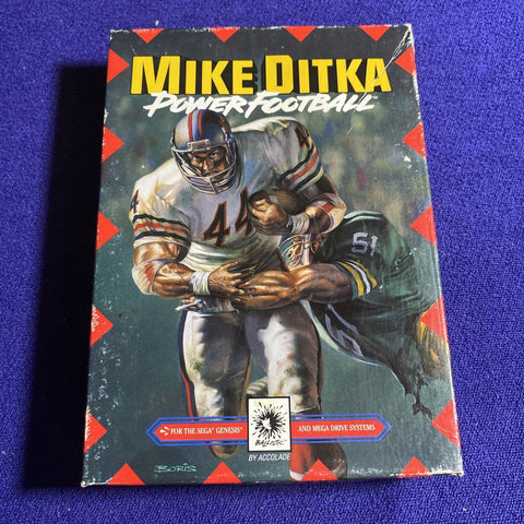 Mike Ditka's Power Football (Sega Genesis, 1991) Authentic CIB Complete - Tested