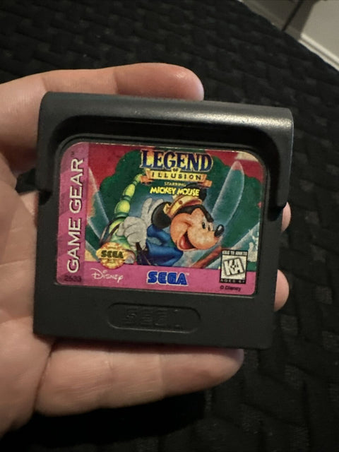 Legend of Illusion Starring Mickey Mouse (Sega Game Gear, 1995) Authentic Tested