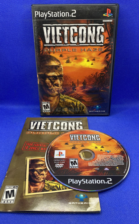 Vietcong: Purple Haze (Sony PlayStation 2, 2004) PS2 CIB Complete - Tested!