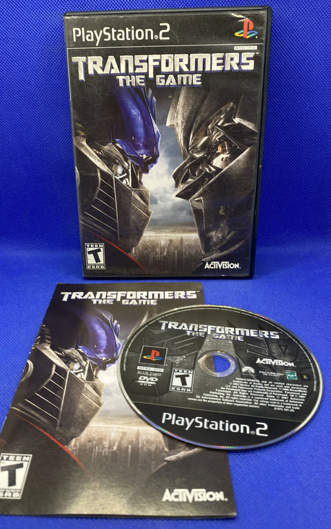 Transformers: The Game (Sony PlayStation 2, 2007) PS2 CIB Complete - Tested!