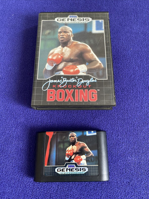 James "Buster" Douglas Knockout Boxing (Sega Genesis, 1990) Authentic - Tested!