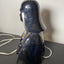 Vintage 1979 Darth Vader Star Wars Black Glazed Ceramic TV Accent Lamp - Working