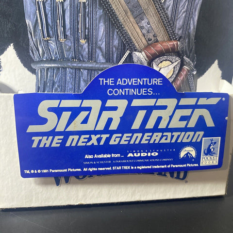 Vintage 1991 Star Trek The Next Generation Theme Park Standee - ONE OF A KIND!