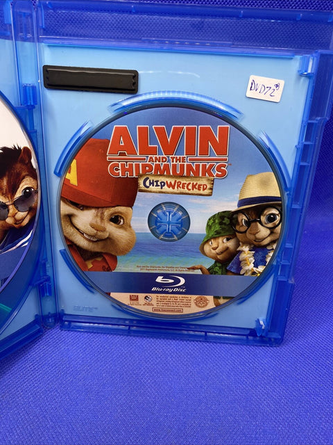 Alvin and the Chipmunks Trilogy 1 2 3 (Blu-ray 3-Disc) Squeakquel Chipwrecked