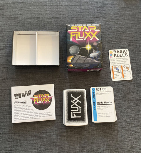 Star Fluxx Card Game by Looney Labs - 100% Complete CIB