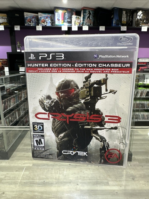 Crysis 3 - Hunter Edition (Sony PlayStation 3 PS3, 2013) CIB Complete Tested!