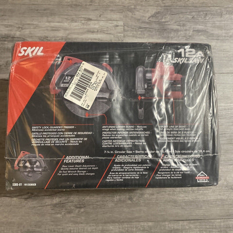 NEW! Skil 12 Amp 7.25 Inch Circular Saw - 5385-01 Corded SkilSaw Factory Sealed