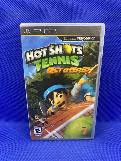 Hot Shots Tennis: Get a Grip (Sony PSP, 2010) CIB Complete, Tested!