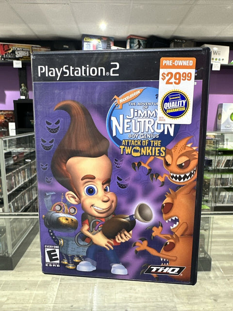 Jimmy Neutron Attack of the Twonkies (Sony PlayStation 2) PS2 Complete Tested!