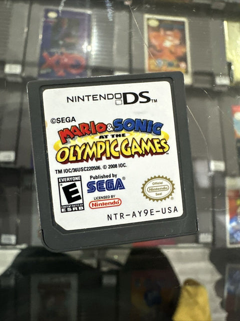 Mario & Sonic at the Olympic Games (Nintendo DS, 2008) Authentic Tested