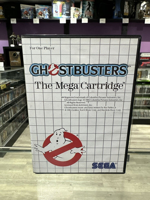 Ghostbusters (Sega Master System, 1987) SMS Tested!