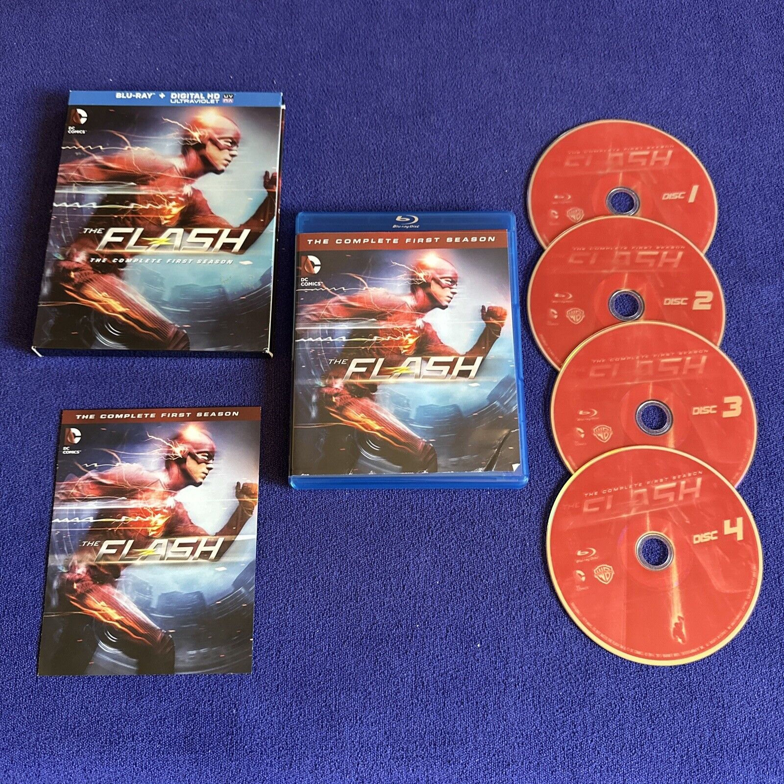 Flash: The Complete First Season (Blu-ray Disc, 4-Disc Set) Season 1 C ...