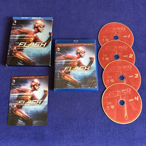 Flash: The Complete First Season (Blu-ray Disc, 4-Disc Set) Season 1 Complete