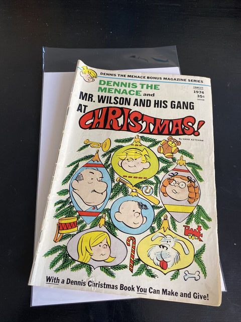 Dennis The Menace And Mr. Wilson And His Gang At Christmas - 1974 Fawcett Comics