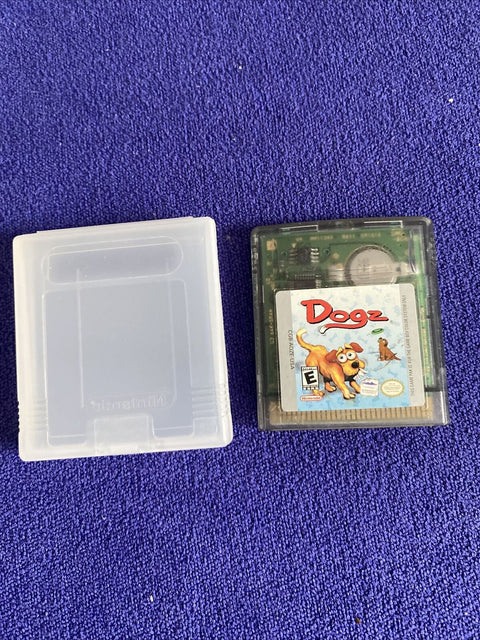 Dogz (Nintendo Game Boy Color, 1999) Dogs GBC Authentic Cartridge + Case Tested