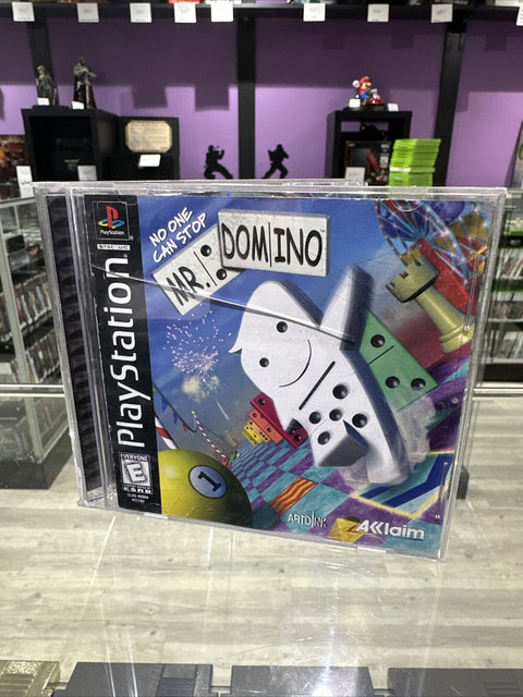 No One Can Stop Mr. Domino (Sony PlayStation 1, 1998) PS1 CIB Complete Tested!