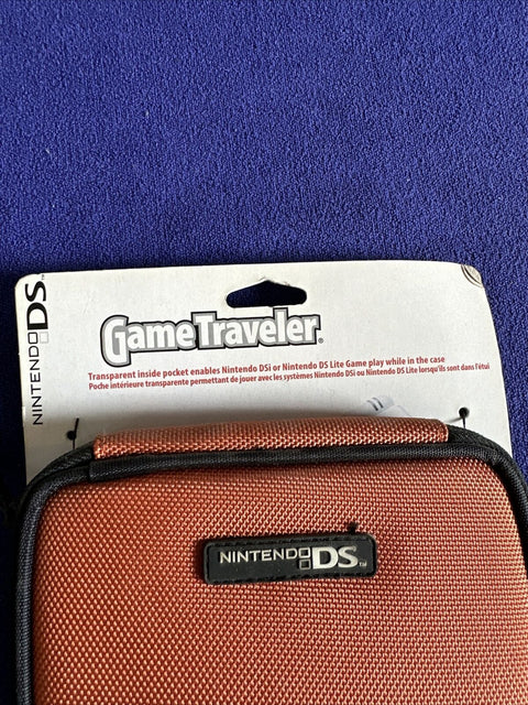 NEW! Official Nintendo DSi / Lite Console Case Orange Authentic Game Traveler