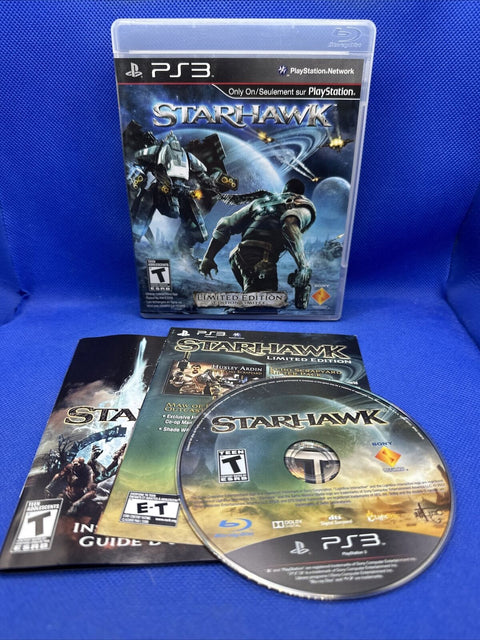 Starhawk: Limited Edition (PS3, Sony PlayStation 3, 2012) CIB Complete - Tested!