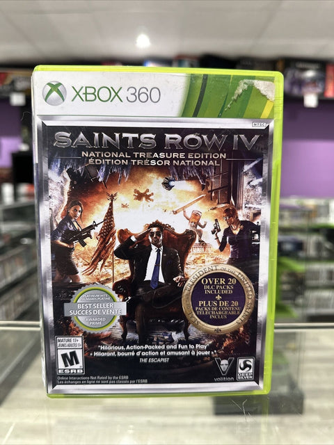 Saints Row IV National Treasure Edition - XBox 360 - Complete CIB Tested