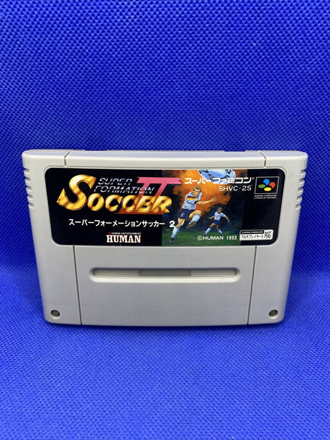 Super Formation Soccer 1 + II 2 Lot - Nintendo Super Famicom Japan Import - SFC