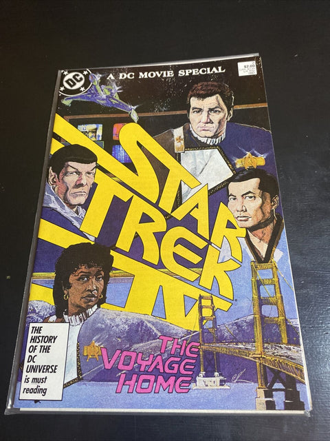 Star Trek IV The Voyage Home No. #2, DC Comics 1987 Movie Special w/ Board + Bag