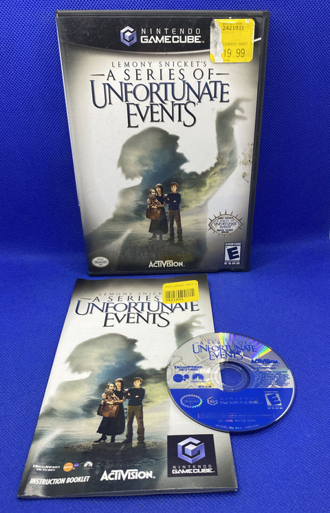 A Series of Unfortunate Events (Nintendo GameCube, 2004) CIB Complete - Tested!