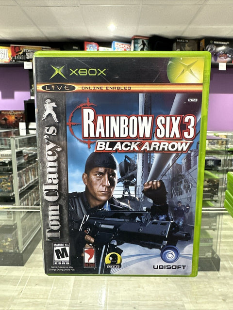 Rainbow Six 3 Black Arrow (Microsoft Original Xbox) Complete Tested!