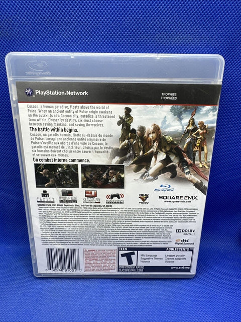 Final Fantasy XIII 13 (Sony PlayStation 3, 2010) PS3 CIB Complete Tested!