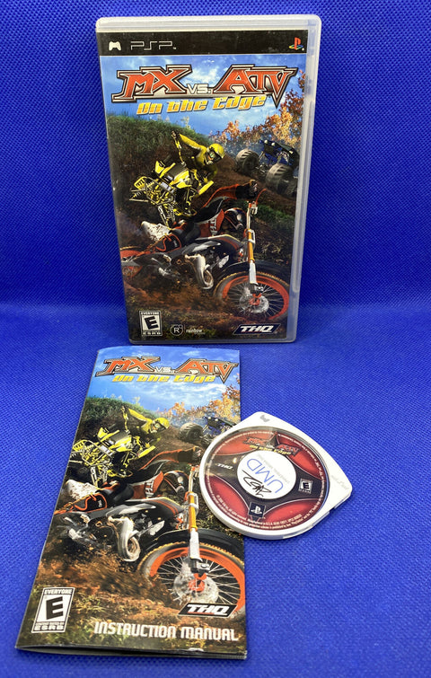 MX vs. ATV Unleashed On the Edge (Sony PSP) CIB Complete, Tested!