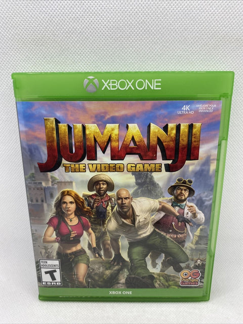 Jumanji The Video Game (Microsoft Xbox One, 2019) CIB Complete, Tested, Working!