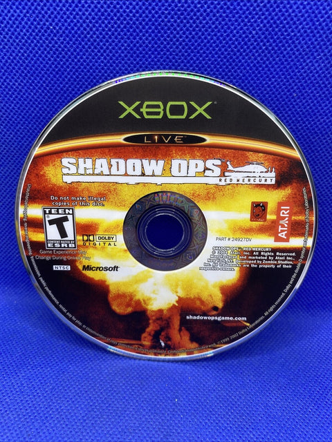 Shadow Ops: Red Mercury (Microsoft Original Xbox, 2004) CIB Complete - Tested!