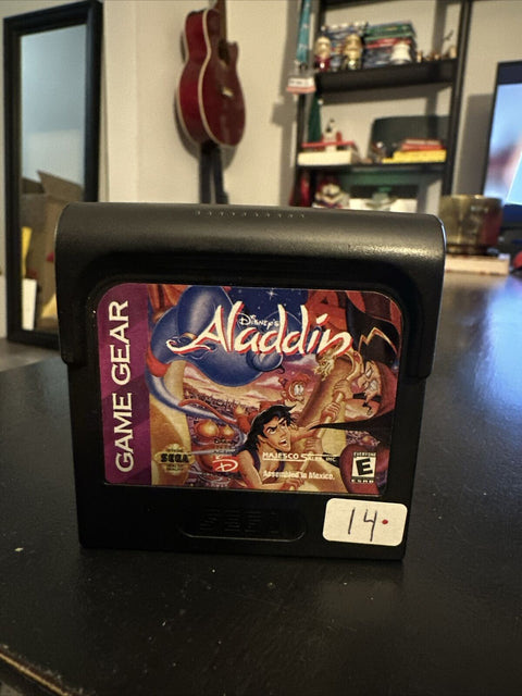 Aladdin (Sega Game Gear, 2004) GG Authentic Cartridge Only - Tested!