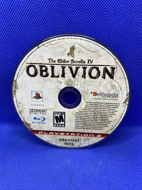 The Elder Scrolls IV: Oblivion (Sony PlayStation 3, 2007) PS3 Complete Tested!