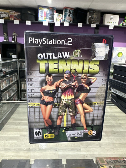 Outlaw Tennis (Sony PlayStation 2, 2005) PS2 CIB Complete Tested!