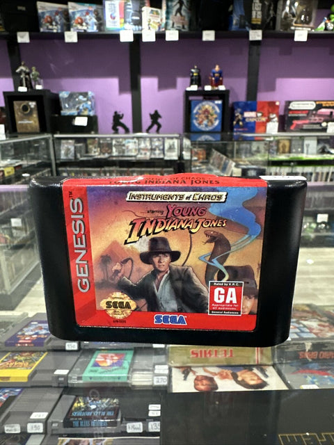 Instruments of Chaos Starring Young Indiana Jones (Sega Genesis, 1994) Tested